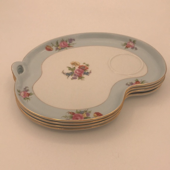 Set of 4 Vintage (1930s) Noritake Snack Plates - Picture 4 of 10